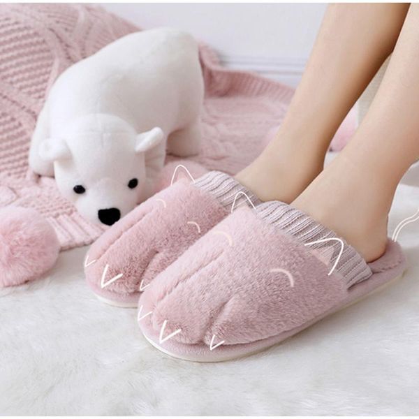 winter women furry slippers women's warm cute cat claw soft home couple shoes female plush indoor comfortable flat big size, Black
winter women furry slippers women's warm cute cat claw soft home couple shoes female plush indoor comfortable flat big size, Black