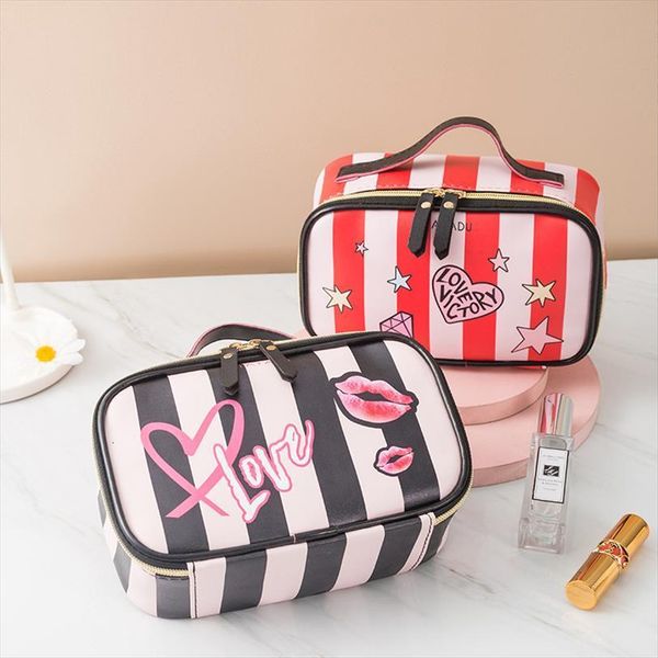 pu love heart lip pattern cosmetic bag women multifunction toiletry storage organize waterproof female travel makeup case
pu love heart lip pattern cosmetic bag women multifunction toiletry storage organize waterproof female travel makeup case