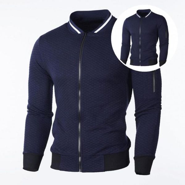 men's jackets men coat breathable autumn jacket great stitching zip-up fabulous casual male, Black;brown
men's jackets men coat breathable autumn jacket great stitching zip-up fabulous casual male, Black;brown