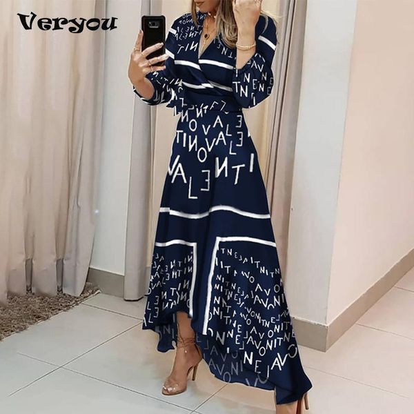 casual dresses 2021 elegant irregular maxi dress women spring long sleeve v neck office lady letters print tie waist, Black;gray
casual dresses 2021 elegant irregular maxi dress women spring long sleeve v neck office lady letters print tie waist, Black;gray
