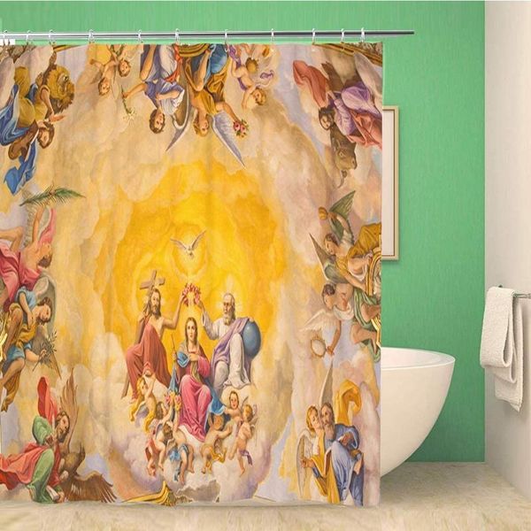 shower curtains seville spain october the fresco of coronation virgin polyester fabric waterproof bath curtain
shower curtains seville spain october the fresco of coronation virgin polyester fabric waterproof bath curtain