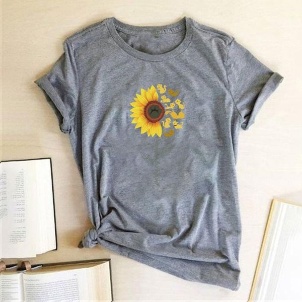 women's t-shirt women summer for teens loose graphic tee aesthetic camisetas mujer sunflowers dogs you are my sunshine print t-shirts, White
women's t-shirt women summer for teens loose graphic tee aesthetic camisetas mujer sunflowers dogs you are my sunshine print t-shirts, White