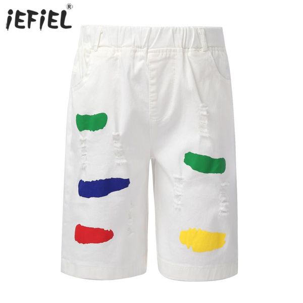 summer kids white denim shorts for boys girls fashion girl paint ripped jeans thin soft children short pants clothing, Black
summer kids white denim shorts for boys girls fashion girl paint ripped jeans thin soft children short pants clothing, Black