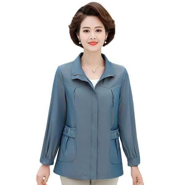 women's trench coats spring autumn jacket middle-aged and elderly female plus size 5xl short casual windbreaker, Tan;black
women's trench coats spring autumn jacket middle-aged and elderly female plus size 5xl short casual windbreaker, Tan;black