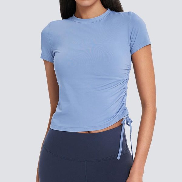 yoga outfit 2021 breathable sport shirt women running spandex quick dry fitness gym elastic belt casual workout blouses
yoga outfit 2021 breathable sport shirt women running spandex quick dry fitness gym elastic belt casual workout blouses