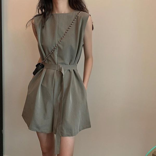 jumpsuits&rompers summer o neck sleeveless rompers&playsuits high waist loose casual retro lace up wide leg shorts one piece 210429, Black;white
jumpsuits&rompers summer o neck sleeveless rompers&playsuits high waist loose casual retro lace up wide leg shorts one piece 210429, Black;white