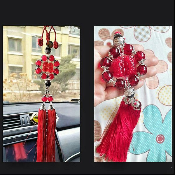 wholesale red tassel agate beads car hanging ornament brave troops lucky car pendant
wholesale red tassel agate beads car hanging ornament brave troops lucky car pendant