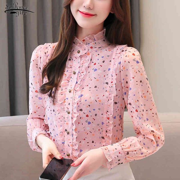 spring printed long-sleeved chiffon shirt women's casual cardigan o neck blouse women blusas mujer 8222 50 210508, White
spring printed long-sleeved chiffon shirt women's casual cardigan o neck blouse women blusas mujer 8222 50 210508, White