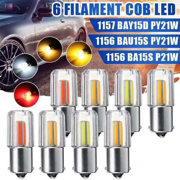 emergency lights cob filament 6led car light bulb turn signal 1000lm reverse lamp for truck lorry ba15s 1156 p21w/bau15s py21w/1157 bay15d
emergency lights cob filament 6led car light bulb turn signal 1000lm reverse lamp for truck lorry ba15s 1156 p21w/bau15s py21w/1157 bay15d