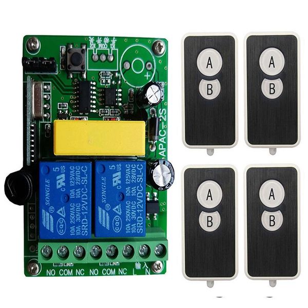 smart home control wireless remote switch ac 220v 2ch receiver module and rf transmitter for led light diy
smart home control wireless remote switch ac 220v 2ch receiver module and rf transmitter for led light diy