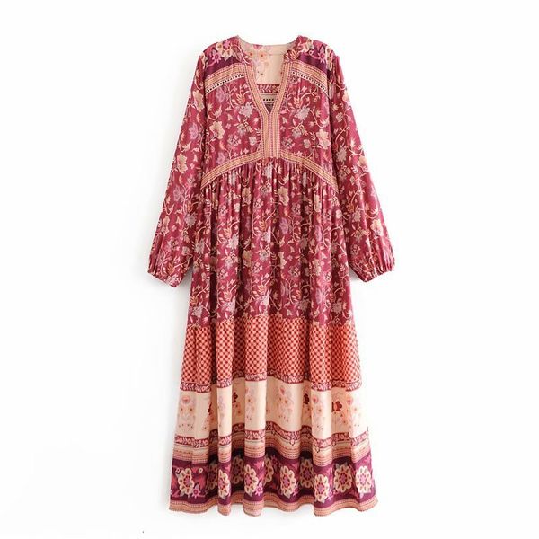 casual dresses women floral print bohemian beach es cotton lace panelled long sleeve autumn summer boho holiday maxi opyn, Black;gray
casual dresses women floral print bohemian beach es cotton lace panelled long sleeve autumn summer boho holiday maxi opyn, Black;gray