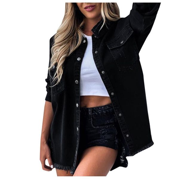 women's jackets jaycosin fashion women jacket casaco feminino long sleeve tassel denim outcoat casual solid single breasted pockets jea, Black;brown
women's jackets jaycosin fashion women jacket casaco feminino long sleeve tassel denim outcoat casual solid single breasted pockets jea, Black;brown