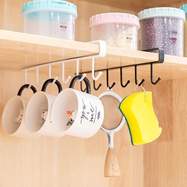 hooks & rails 1pc 6 cup holder iron kitchen storage rack cupboard hanging hook shelf cabinet hanger removed bathroom organizer
hooks & rails 1pc 6 cup holder iron kitchen storage rack cupboard hanging hook shelf cabinet hanger removed bathroom organizer