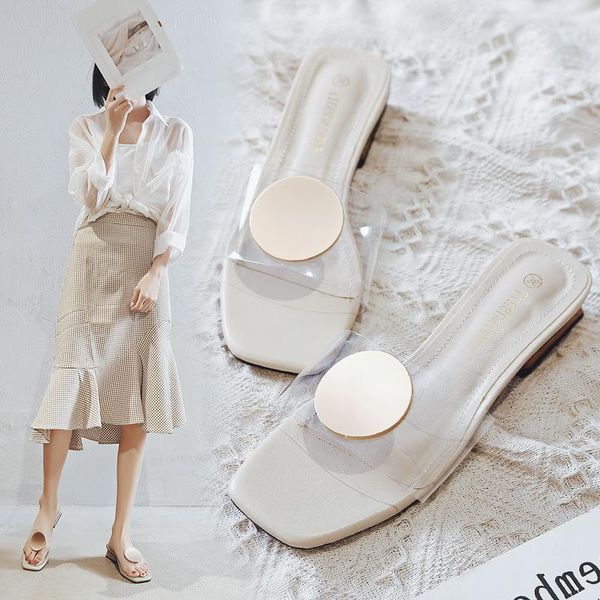 transparent slippers women wear shoes outside fashion woman high heels sexy, Black
transparent slippers women wear shoes outside fashion woman high heels sexy, Black