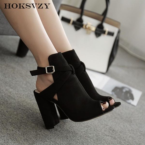 women summer fish toe square heels thick high-heeled shoes nightclub sandals fashion .zl, Black
women summer fish toe square heels thick high-heeled shoes nightclub sandals fashion .zl, Black