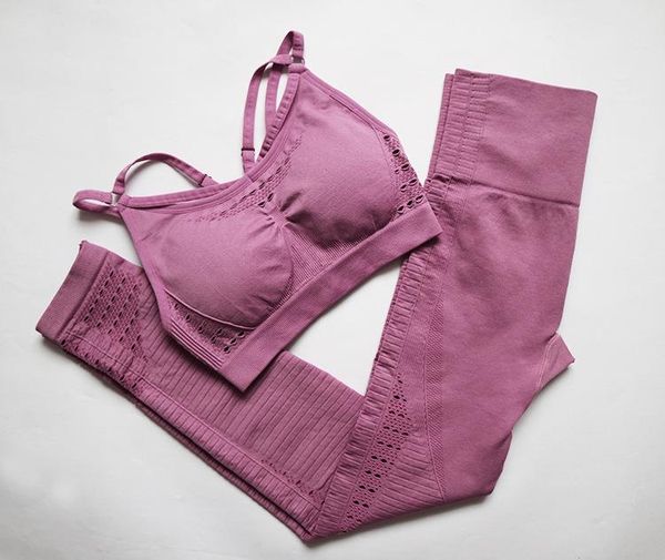 yoga outfit 2pc/set sports suits seamless set women fitness clothing sportswear gym push-up leggings padded strappy bra
yoga outfit 2pc/set sports suits seamless set women fitness clothing sportswear gym push-up leggings padded strappy bra