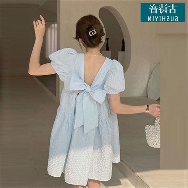luxury women's jackets korean loose bubble sleeve puffy women's drs summer white back bow blue sweet skirt, Black;brown
luxury women's jackets korean loose bubble sleeve puffy women's drs summer white back bow blue sweet skirt, Black;brown
