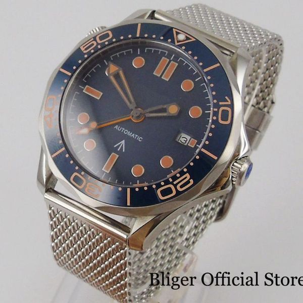 wristwatches bliger fashional mechanical men's watch mental band gmt date function steel ceramic bezel, Slivery;brown
wristwatches bliger fashional mechanical men's watch mental band gmt date function steel ceramic bezel, Slivery;brown