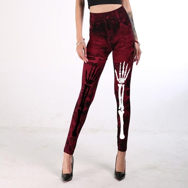 women's leggings brand 3d printed retro bones black skeleton women casual punk rock leggins high waist pants fitness femme
women's leggings brand 3d printed retro bones black skeleton women casual punk rock leggins high waist pants fitness femme
