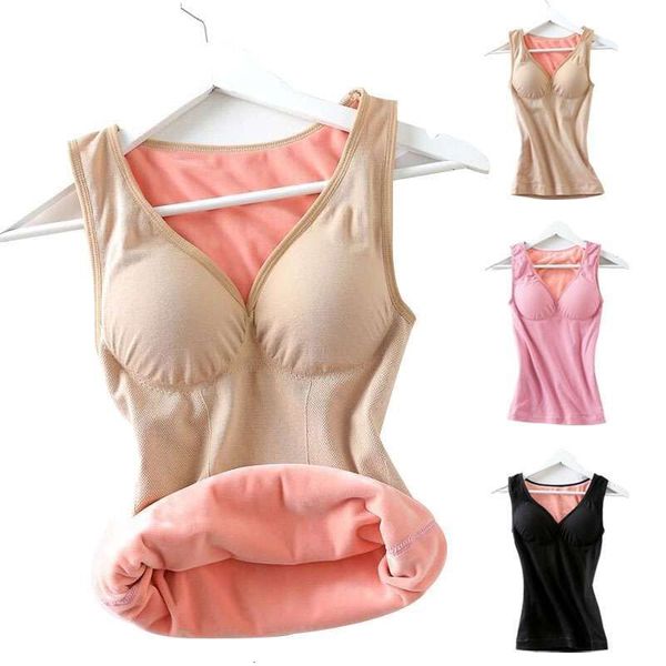 women's tanks & camis flannel bra vest thermal plush underwear v-neck thick warm elastic shirt winter lingerie clothing u460, White
women's tanks & camis flannel bra vest thermal plush underwear v-neck thick warm elastic shirt winter lingerie clothing u460, White