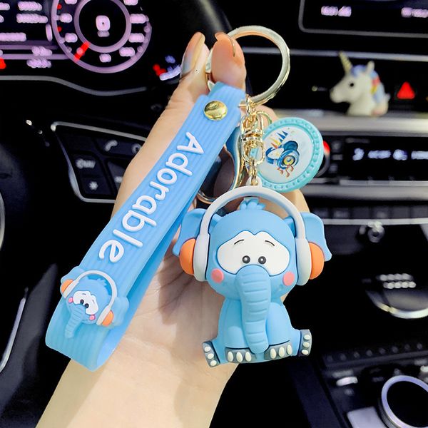 keyring keychain cartoon creative music elephant panda doll key ring boys and girls backpack pendant lovers a pair of bag pendant, Silver
keyring keychain cartoon creative music elephant panda doll key ring boys and girls backpack pendant lovers a pair of bag pendant, Silver