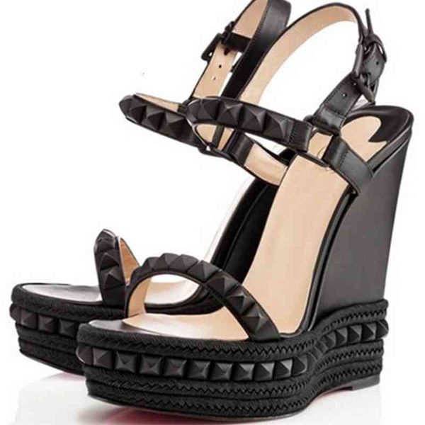 gladiator sandals red bottom cataclou wedge sandals new designer women high heels, Black
gladiator sandals red bottom cataclou wedge sandals new designer women high heels, Black