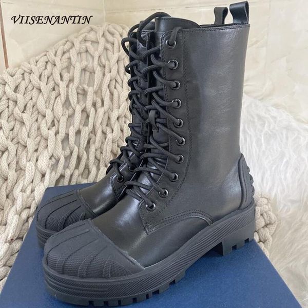 boots genuine leather platform women ankle cross strap black handsome short handmade thick-soled causal shoes arrival
boots genuine leather platform women ankle cross strap black handsome short handmade thick-soled causal shoes arrival