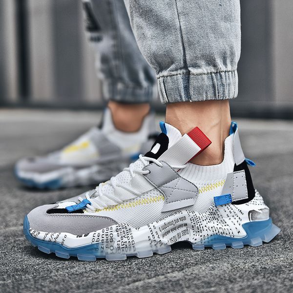 Spring High Quality White Mens Sneakers Lightweight Men Shoes Designer Casual Knitting Male Fashion Shoes Zaoatos De Hombre, White 701
Spring High Quality White Mens Sneakers Lightweight Men Shoes Designer Casual Knitting Male Fashion Shoes Zaoatos De Hombre, White 701