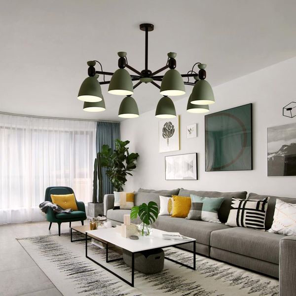 pendant lamps modern metal chandelier e27 led gray & green color universal head chandeliers for kitchen living room bedroom study mj1111
pendant lamps modern metal chandelier e27 led gray & green color universal head chandeliers for kitchen living room bedroom study mj1111
