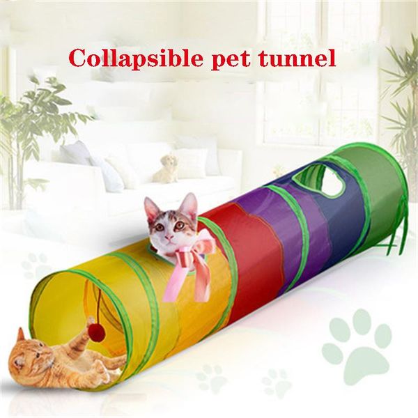 cat toys pet leisure educational small drill hole super long path combination rainbow splicing tunnel
cat toys pet leisure educational small drill hole super long path combination rainbow splicing tunnel