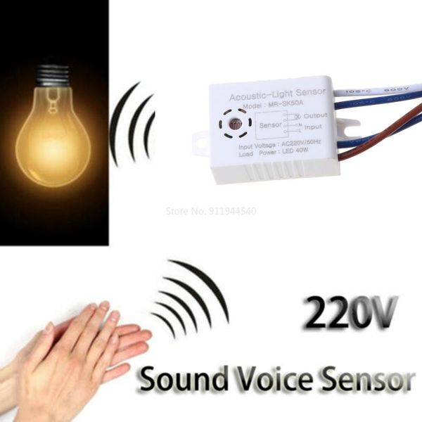 smart home control 220v 40w on off sound sensor light switch mini automatic voice detector switches for corridor stair lighting lamp
smart home control 220v 40w on off sound sensor light switch mini automatic voice detector switches for corridor stair lighting lamp