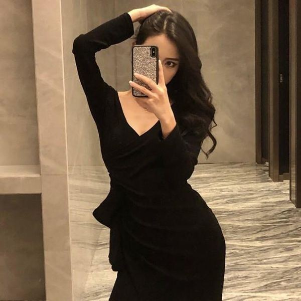 casual dresses autumn dress women elegant party summer mature ladies black bodycon vestidos largos de verano female clothes oo50qn, Black;gray
casual dresses autumn dress women elegant party summer mature ladies black bodycon vestidos largos de verano female clothes oo50qn, Black;gray