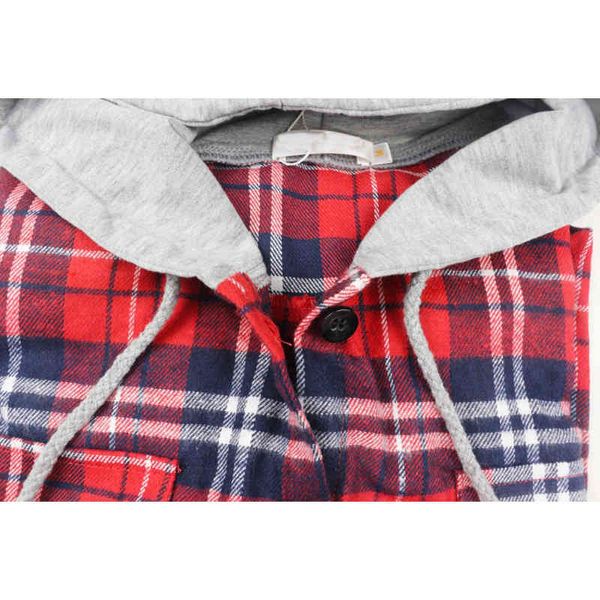 autumn women striped flannel shirts long sleeve with hoodie brand cotton blouses spring fashion casual female clothing, White
autumn women striped flannel shirts long sleeve with hoodie brand cotton blouses spring fashion casual female clothing, White