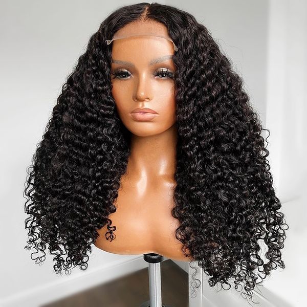 180 density deep wave soft kinky curly lace front wig for fashion women black with babyhair preplucked glueless daily cosplay 26 inch long h, Black;brown
180 density deep wave soft kinky curly lace front wig for fashion women black with babyhair preplucked glueless daily cosplay 26 inch long h, Black;brown
