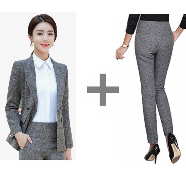 women's suits & blazers formal pants women blazer set office lady business work jacket coat high waist female black trousers plus size, White;black
women's suits & blazers formal pants women blazer set office lady business work jacket coat high waist female black trousers plus size, White;black