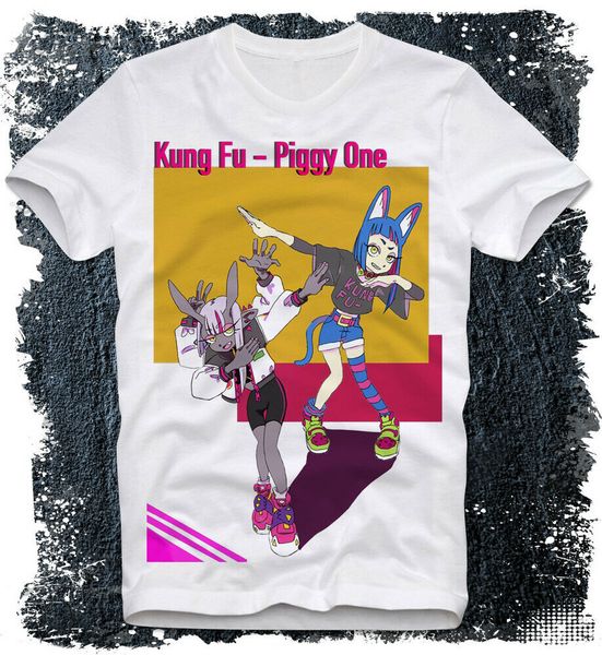 t-shirt kung fu piggy one cat girl female otaku japan japanese anime manga pop, White;black
t-shirt kung fu piggy one cat girl female otaku japan japanese anime manga pop, White;black