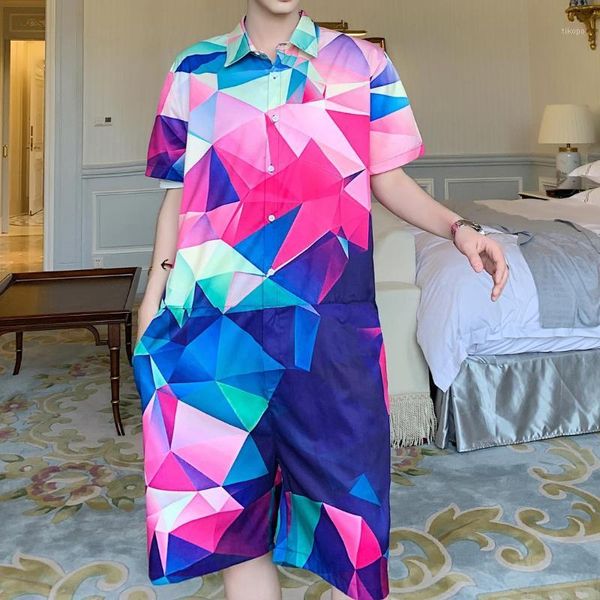 men's pants 2021 men jumpsuit back bib loose short sleeve overalls casual fashion design printing pant plus size1, Black
men's pants 2021 men jumpsuit back bib loose short sleeve overalls casual fashion design printing pant plus size1, Black