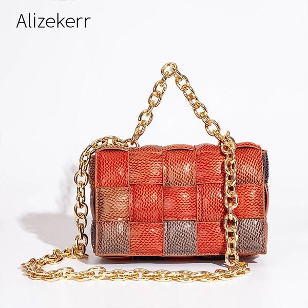 evening bags thick metal chain snakeskin pattern crossbody bag for women 2021 korean designer woven wadding shoulder high quality
evening bags thick metal chain snakeskin pattern crossbody bag for women 2021 korean designer woven wadding shoulder high quality