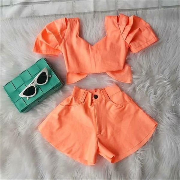 2pcs toddler kid baby girl clothes ruffle puff short sleeve t shirt shorts outfits set kids summer, White
2pcs toddler kid baby girl clothes ruffle puff short sleeve t shirt shorts outfits set kids summer, White