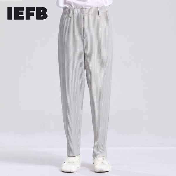 iefb japanese streetwera fashion pleated casual pants men's spring straight slim mid waist solid color trousers 9y6746 210524, Black
iefb japanese streetwera fashion pleated casual pants men's spring straight slim mid waist solid color trousers 9y6746 210524, Black