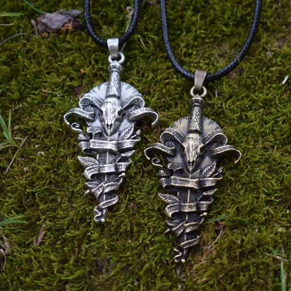 chains 1pcs punk vintage ram skull and sword pendant men jewelry gothic gifts party, Silver
chains 1pcs punk vintage ram skull and sword pendant men jewelry gothic gifts party, Silver