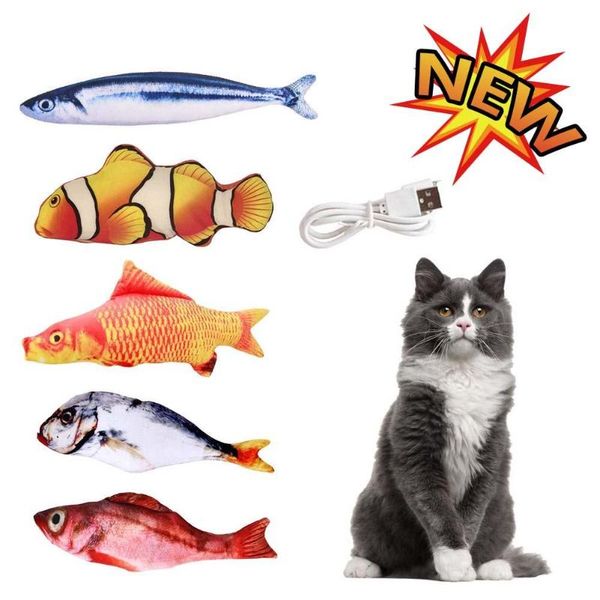 cat toys pet toy usb electric simulated fish with mint cats kitten interactive chew catnip wagging
cat toys pet toy usb electric simulated fish with mint cats kitten interactive chew catnip wagging