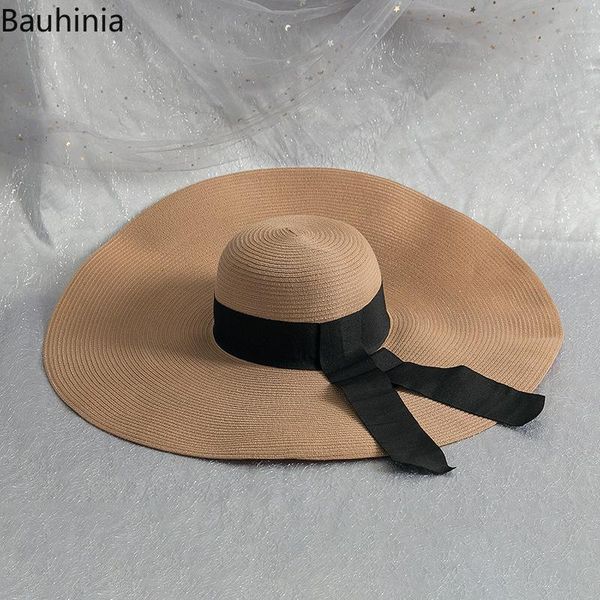 lady's summer elegant bow big brim straw hat collapsibletravel panama outdoors beach sun uv protection hats wide, Blue;gray
lady's summer elegant bow big brim straw hat collapsibletravel panama outdoors beach sun uv protection hats wide, Blue;gray