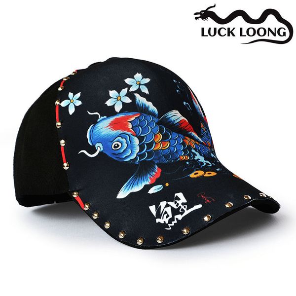 hat illustration koi baseball cap print personalized sunshade hip hop fashion youth, Blue;gray
hat illustration koi baseball cap print personalized sunshade hip hop fashion youth, Blue;gray