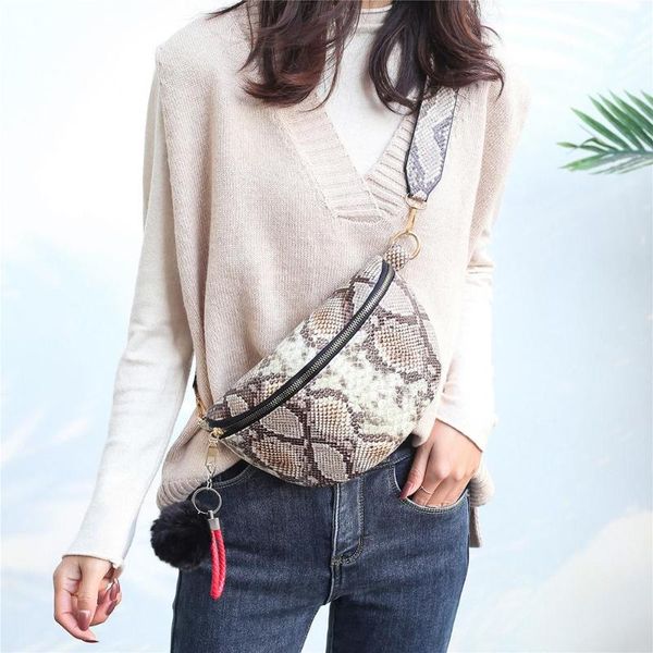 waist bags fashion snake print fanny chest belt bag women shoulder pack leather pouch fashionable liberal simplicity appearance
waist bags fashion snake print fanny chest belt bag women shoulder pack leather pouch fashionable liberal simplicity appearance