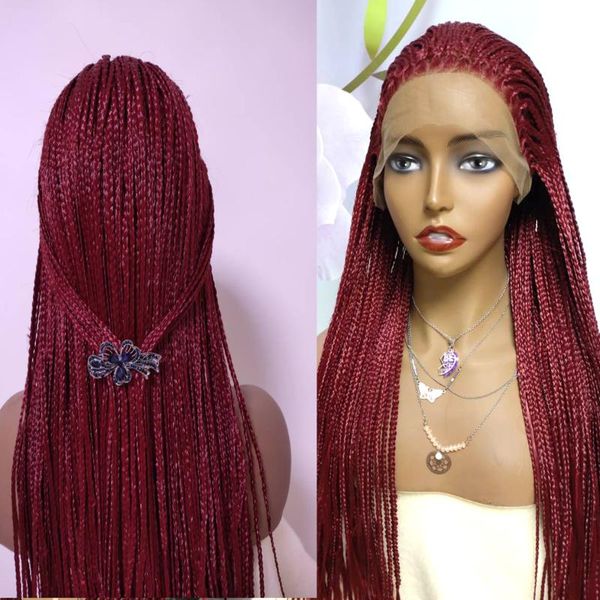 synthetic wigs wine red preplucked 26 inch braided straight box braids cosplay wig part twist hair for afro black women
synthetic wigs wine red preplucked 26 inch braided straight box braids cosplay wig part twist hair for afro black women