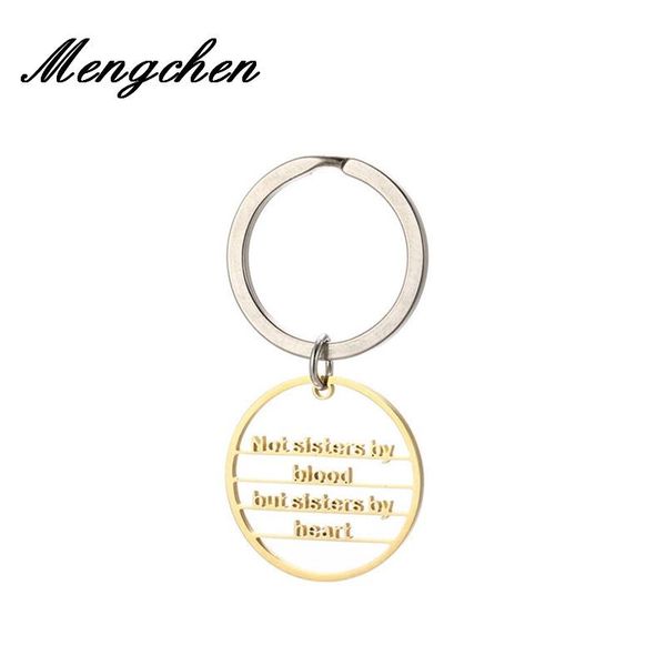 keychains fashion hollowed out carving not by blood but sisters thank you for loving me as your stainless steel key ring, Silver
keychains fashion hollowed out carving not by blood but sisters thank you for loving me as your stainless steel key ring, Silver