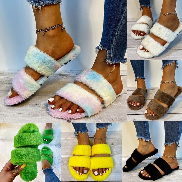 winter women slippers furry fashion faux fur warm shoes ladies flat black house flip flops plush
winter women slippers furry fashion faux fur warm shoes ladies flat black house flip flops plush