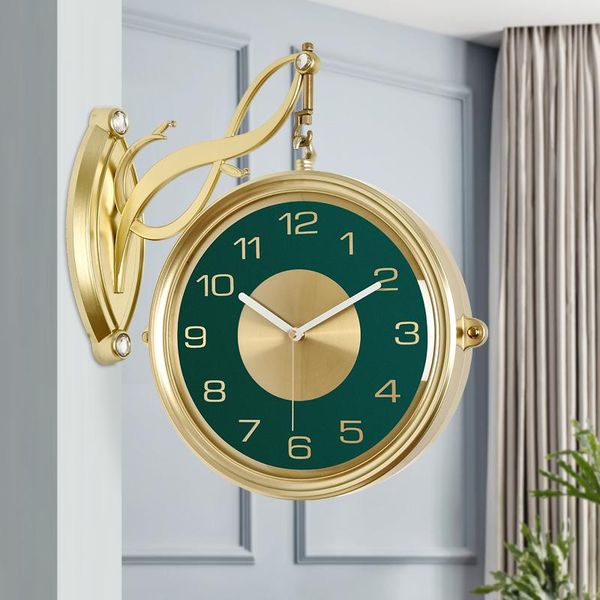 wall clocks european luxury clock simple creative nordic classic double sided modern design reloj de pared home decor df50wc
wall clocks european luxury clock simple creative nordic classic double sided modern design reloj de pared home decor df50wc