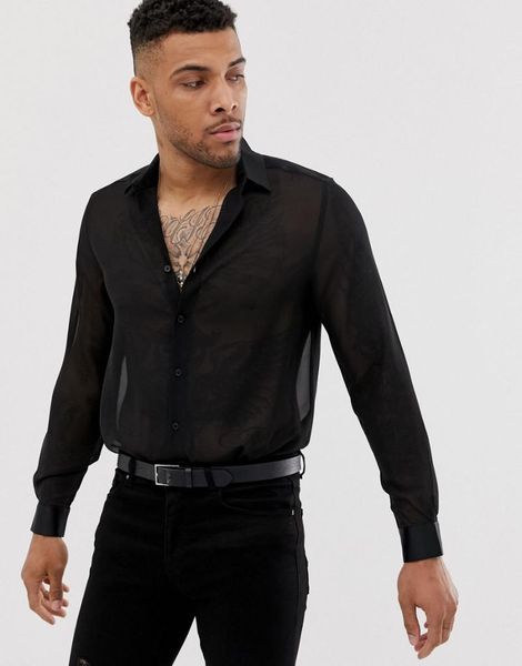 s-6xl 2021 men's clothing hair stylist british slightly penetrating cutting-edge fashion shirt plus size costumes casual shirts, White;black
s-6xl 2021 men's clothing hair stylist british slightly penetrating cutting-edge fashion shirt plus size costumes casual shirts, White;black